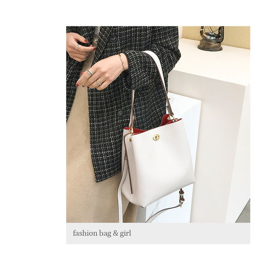 迪阿伦小包包女2020新款韩版时尚复古锁扣水桶包ins网红百搭单肩斜挎包