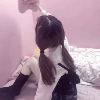 双马尾头像可爱真人软妹双马尾背影头像图片