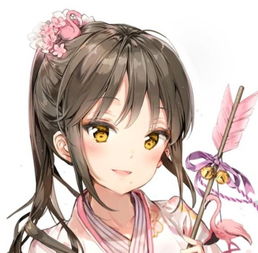 二次元头像可爱迷人的小姑娘,你的打扮真华丽,这感觉真好