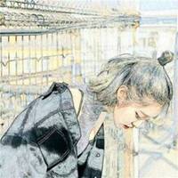 高清素描头像女生唯美小清新