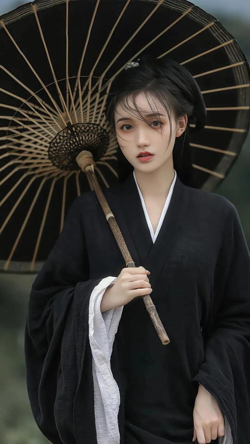 古风美女与现代美女