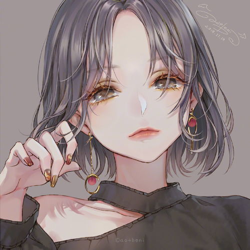 日韩风小姐姐头像嗷呜画师aobeni