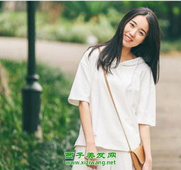女生清新长直发发型图片欣赏淑女长直发发型就要这样扎