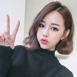 冬天头像女孩图片唯美发型