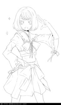 少女造型漫画图片免费下载红动网