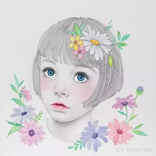 画画你能坚持多久她坚持一年已经美翻了