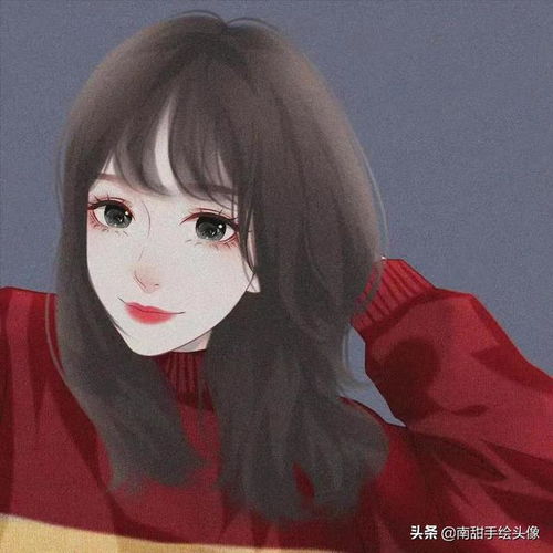 换新头像啦甜美俏皮的真人手绘动漫头像精致又妩媚