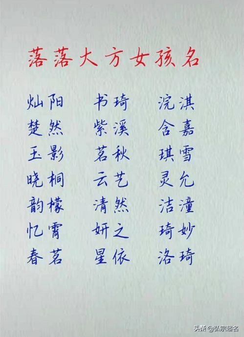 宝宝起名甜美大方的女孩大名,温馨可爱的小名