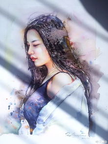 水彩教程女孩插画完整版手稿,零基础的看过来,简单易学