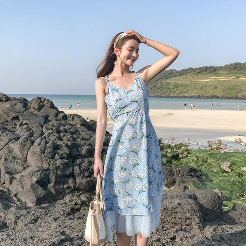 内衣外穿很稀奇吗有一种裙子叫内衣连衣裙,清凉又时髦,美呆了