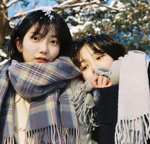 闺蜜头像今年一起看雪好吗