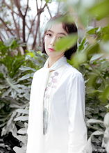 组图宋茜曝古典风格写真温柔淡雅气质优越似古风美人