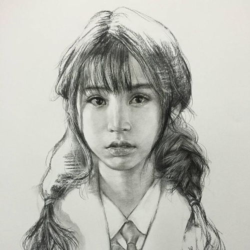 国内大师级素描人像赏析美女篇