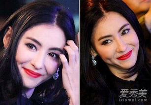 素颜最丑的女明星杨幂baby细纹多周迅长痘