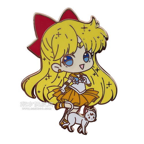 美少女卡通徽章定做二次元徽章周边动漫徽章定制图片