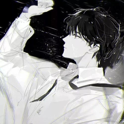 头像女黑白漫画部位男生女生