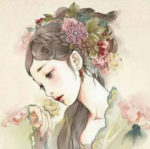 古风头像100张古风女子扶柔倾国色,风华绝世人