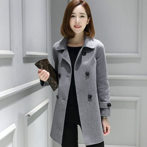 女韩版好看头像图片毛呢外套