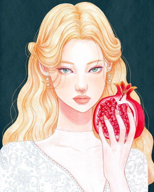 手绘插画一起来画仙女吧彩铅绘画人物头像