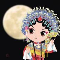 戏曲人物的美女头像可爱