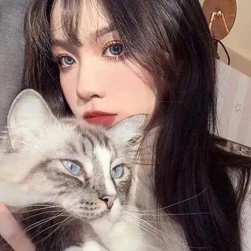 头像图片丨女生头像丨可爱的猫系女头1214