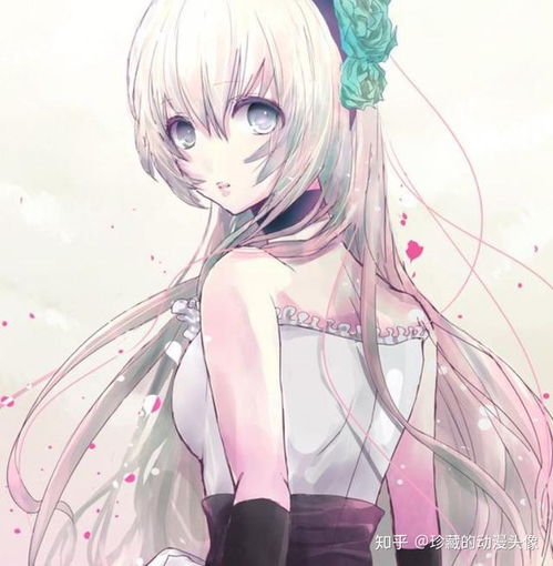 动漫头像活泼开朗的卡通美少女,对未来充满了希望与期待