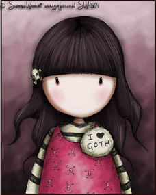 谁有suzannewoolcott的长发女孩插画