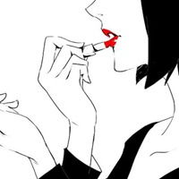简易黑白卡通头像女生微信头像图片大全
