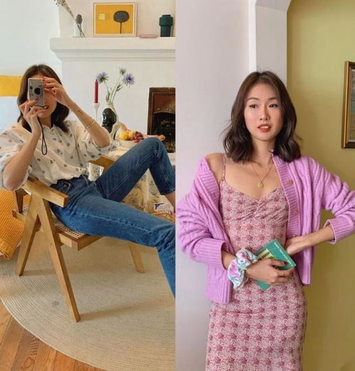 巴黎亚裔博主的法式穿搭,慵懒复古又休闲,跟着学轻松变优雅女人