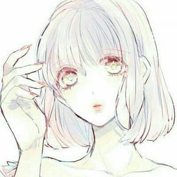手绘短发女生精致头像彩绘短发女生头像图片大全