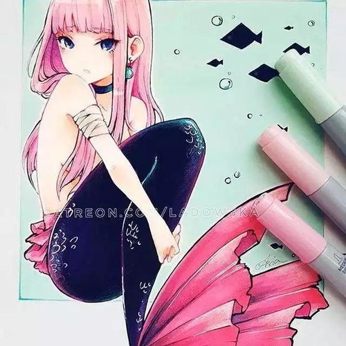 淑女卡通头像小清新手绘女