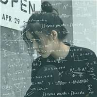 数学方程式头像女背影微信头像图片大全