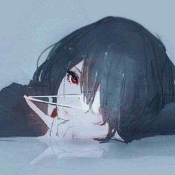 暗黑漫画头像女生黑化动漫
