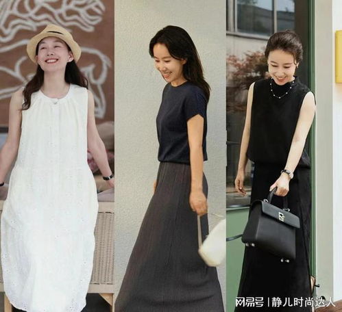 中年女性穿得简约点才好看t恤为主裙装为辅,舒适又大方