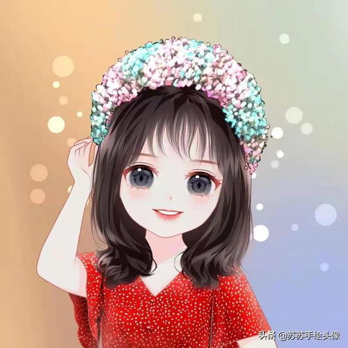 换个头像吧,聪明可爱的卡通女生头像,满满的少女感