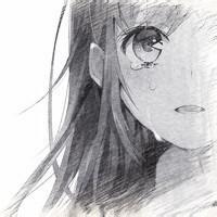 素描卡通图片头像女生素描