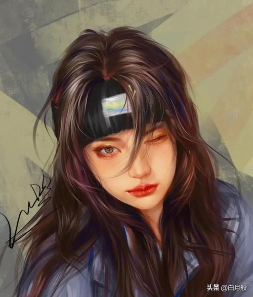 时尚女孩插画
