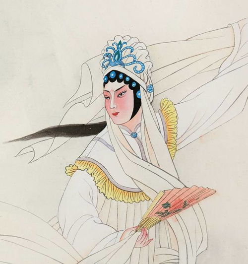他笔下的敦煌美人传神生动,跃然笔端