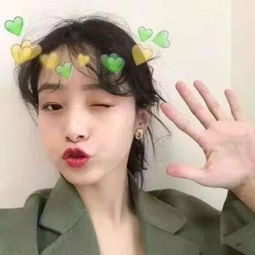 个性女生头像绿色头像女生
