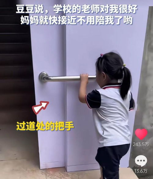 243万点赞6岁脑瘫女孩上小学学校为其改造厕所感动全网