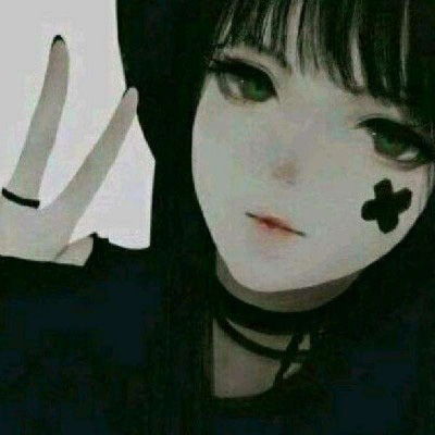 黑化的头像动漫少女病娇黑化的女生动漫头像