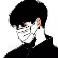 冷酷素描头像卡通男生