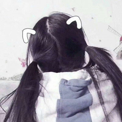 马尾女孩适合中学生用的女生头像