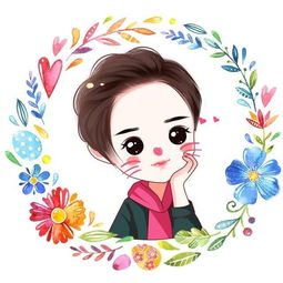 适合女孩子发的唯美清新句子合集手绘唯美头像温柔头像