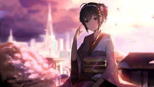 少女头像二次元唯美壁纸