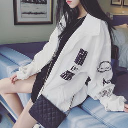 夏季韩版中长款宽松开衫纯色防晒衣原宿bf风堆糖,美好生活研究所
