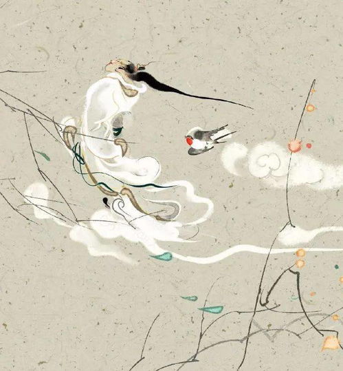 912清华才女尧立,她把词牌名画成了美人,美得动人心弦