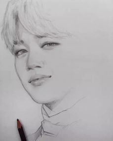 素描只能画黑乎乎来看看别人的素描妹子