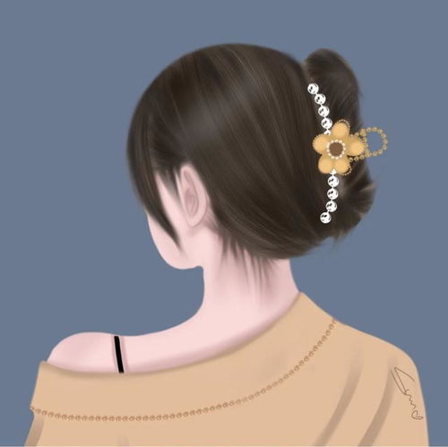 头像手绘气质女生背影,你喜欢哪一个