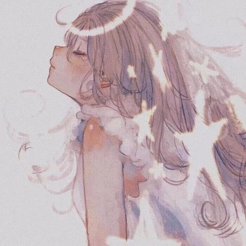 卡通头像女唯美文艺3d